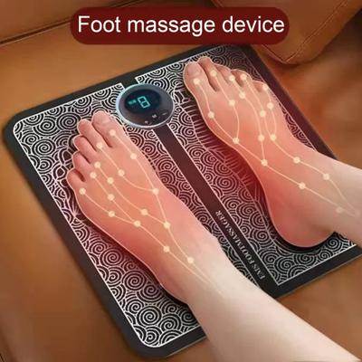 Foot Massage Pad with Remote Control Multiple Modes Foot Massager for Leg Muscle Relief Portable USB Rechargeable Smart Foot Pad