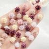 50/100pcs Resin Colorful Mini Roses, Camellias Nail Art Flatback Scrapbook DIY Wedding Applique Jewelry Accessories Crafts