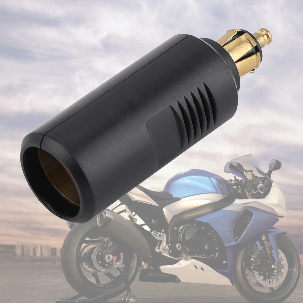 12V Motorrad Europäischer Zigarettenanzünder Stecker Adapter für DIN Buchse