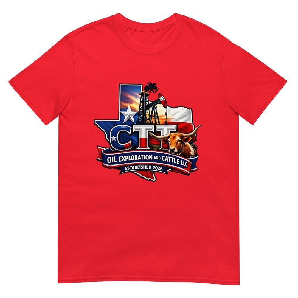Ctt Oil Exploration And Cattle Company Texas Tshirt S