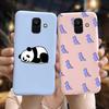 For Samsung Galaxy A6 2018 Case SM-A600F Cute Sunflower Astronaut Phone Cover For Samsung A6 Plus 2018 A6Plus A6+ SM-A605F Coque