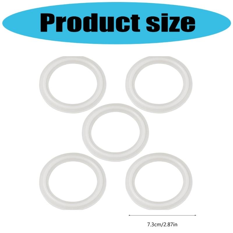 5PCS Silicone Sealing Rings Replacement Gaskets for Spa Heater 711 4030B Model Leakproof Design Easy Installation
