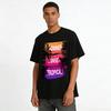 Summer Sunset Tropical Coconut Tree Print Casual T-Shirt Pure cotton T-shirt