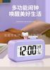 New model, charging voice timekeeping alarm clock, student luminous clock, creative multi-function digital clock