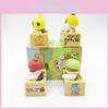 Cat Playful Fruit Box Models With Pinemelon Banana Figurines In Colors Assorted