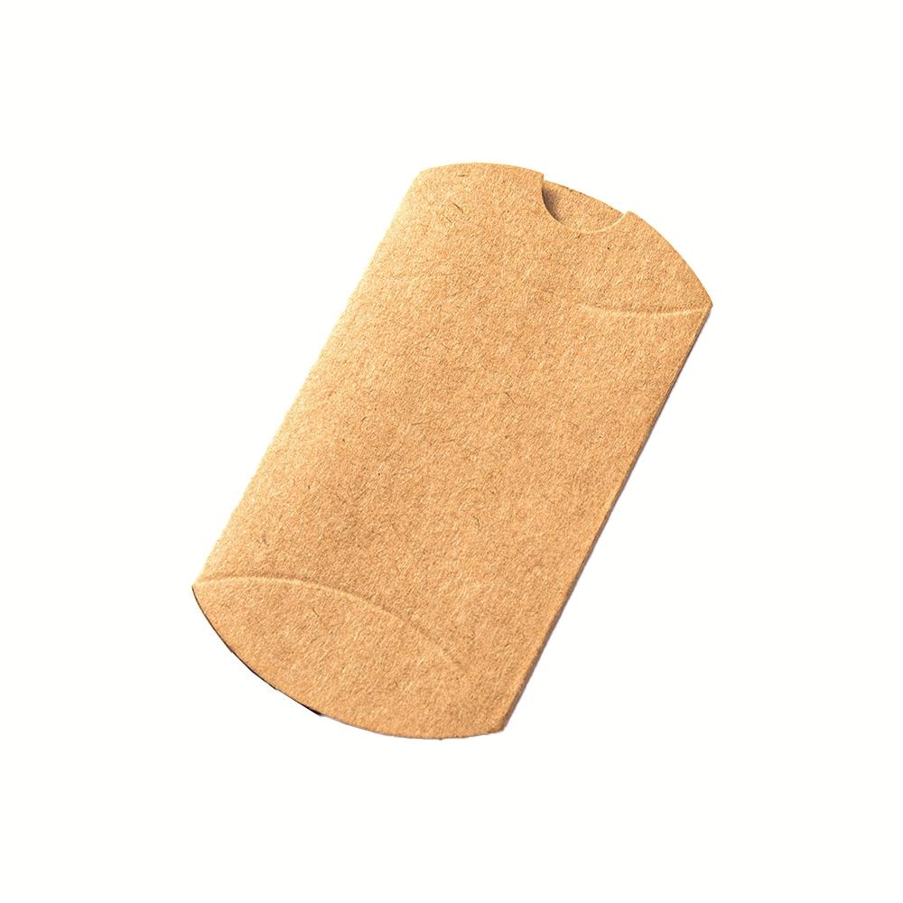 50 uds Caja Almohada de Papel Kraft Negra Blanca Para Joyería Dulces Regalo Recuerdos de Boda Pequeña Empresa Suministros de Embalaje Material bolsos