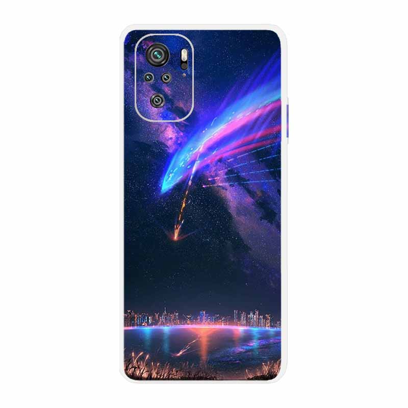 Für Xiaomi Poco M5 Klare Hülle Mode Bemalte Silikon Weiche Rückabdeckung Für Xiaomi Poco M5 Transparente Handyhülle POCO M 5 Hülle