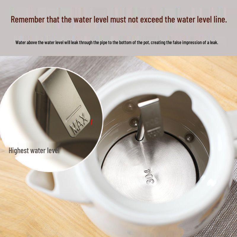 Blue & White Porcelain Electric Kettle: Large Capacity, Automatic Power-Off, Perfect for Home Tea Boiling.