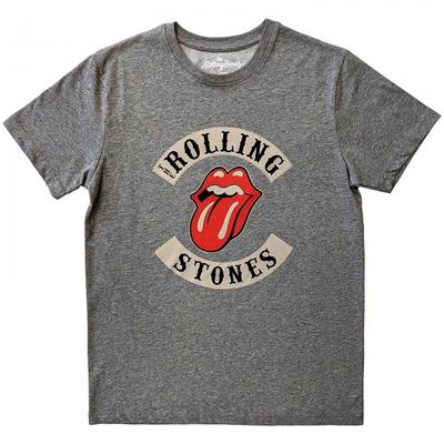 The Rolling Stones Unisex Adult Biker Tongue T-Shirt
