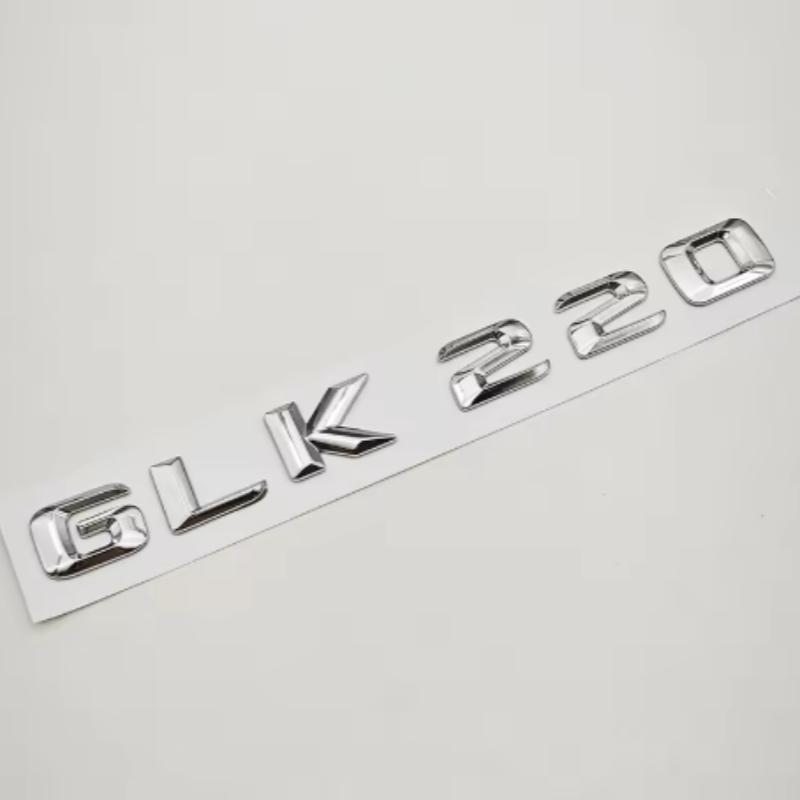3D ABS Car Letters Logo GLK220 GLK300 GLK350 Badge Rear Trunk Sticker For Mercedes Benz GLK220 GLK300 GLK350 X204 Accessories