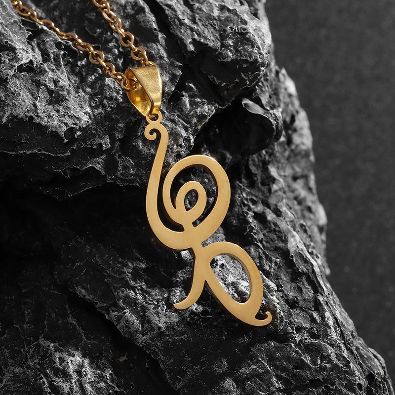 Exquisite Halskette mit Anhänger Hand der Fatima aus Edelstahl, religiöses Gebetsamulett, Schmuck, Geschenk für Männer und Frauen