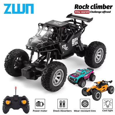 1:16/1:20 2.4G Model RC Araba LED Işıklı 2WD Off-road Uzaktan Kumandalı Tırmanma Aracı Açık Hava Arabaları Çocuklar İçin Oyuncak Hediyeler
