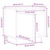 Nightstands 2 pcs Honey Brown 40 x 30 x 40 cm Solid Pine Wood