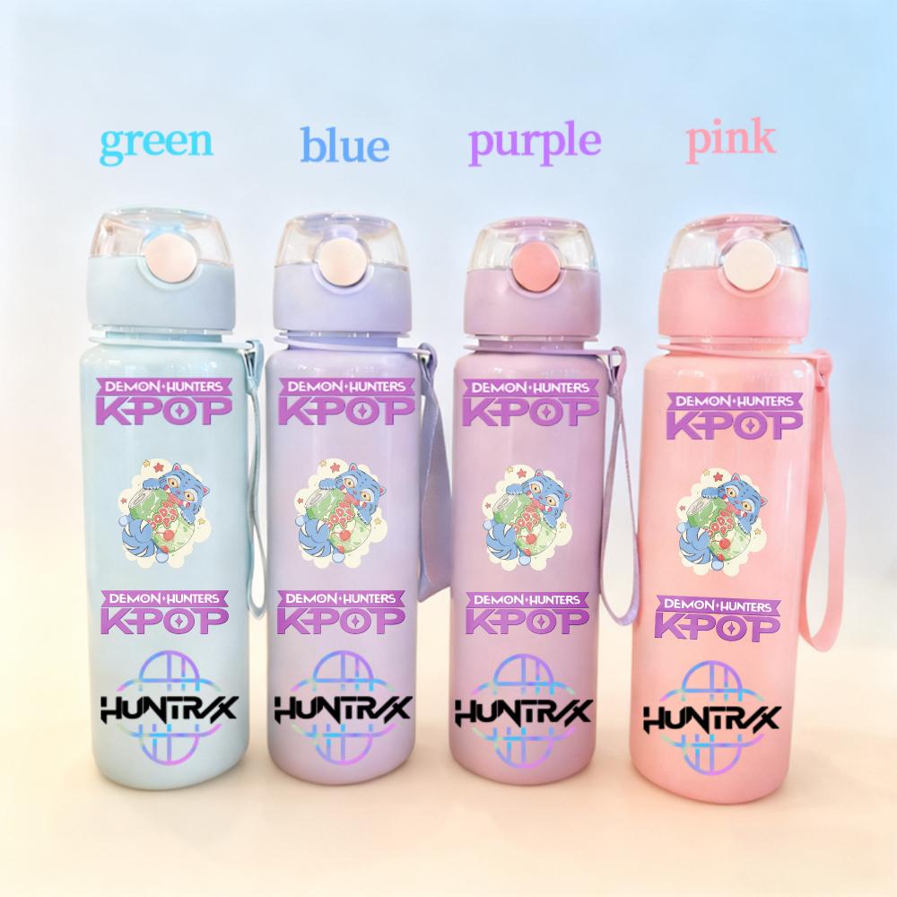 700ML KPOP Devil Hunter Stainless Steel Insulated Mug Anime Cartoon Style Portable Cup Fit designed for Students plus Children