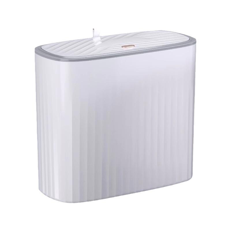 2025 Large Capacity Trash Can with Lid for Bathroom, Kitchen, Living Room