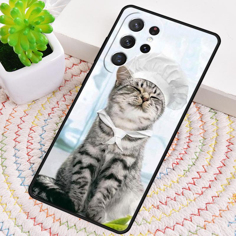 Cute Kawaii Cat Phone Case for Samsung Galaxy note 10 pro S26 Ultra S23 S24 FE S25 S21 S22 PLUS shockproof Cove