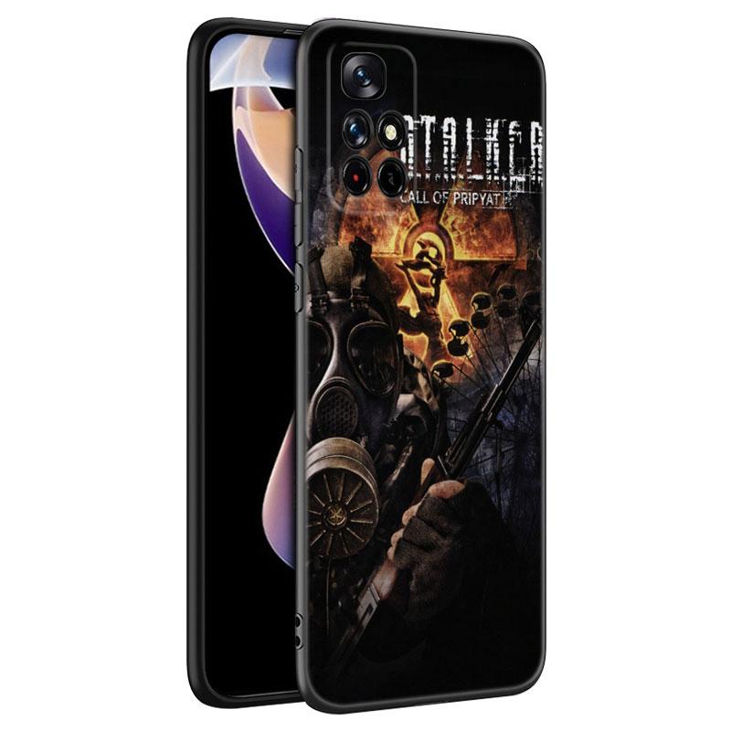Silikonový kryt na telefon Game Stalker Clear Sky Black pro Xiaomi Redmi Note 10 11 11S 12 13 4G 8 9 11T Pro 5G Plus 8T 9S 10S 12S