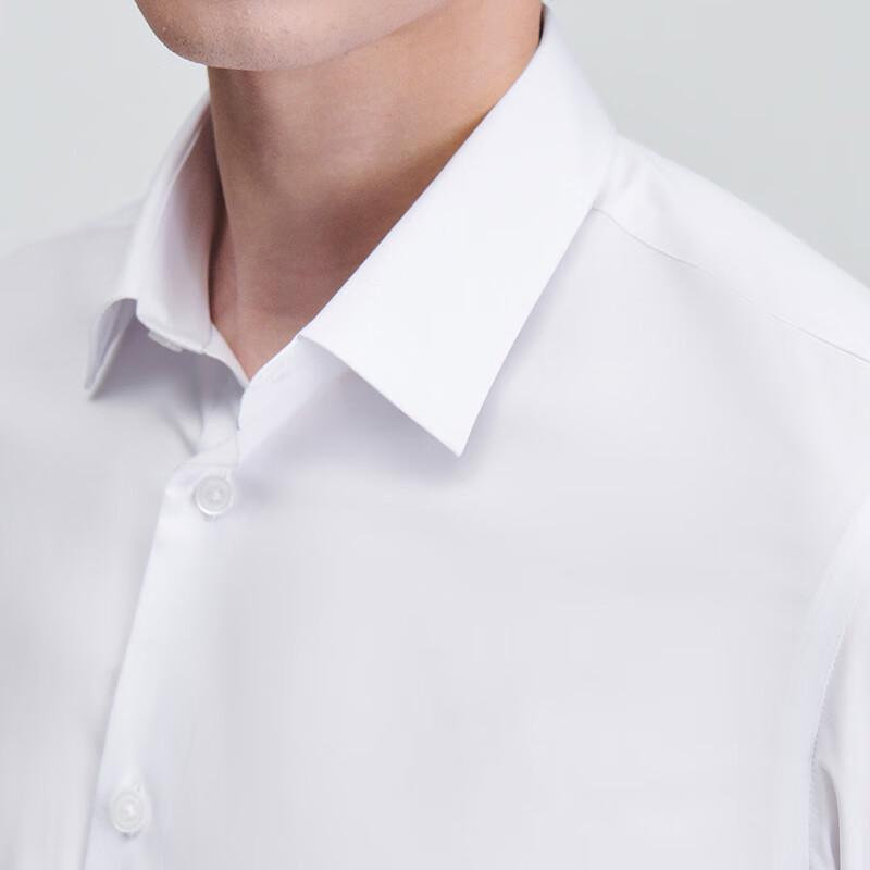 Baoxiniao Men's Business Short Sleeve Solid Shirt