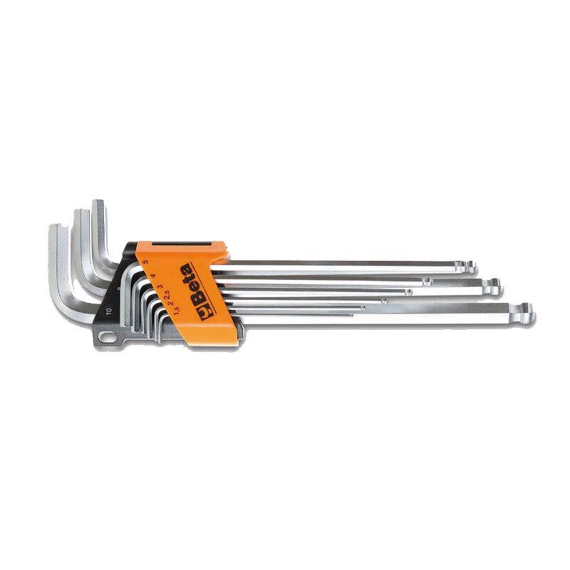 BETA 9-Piece Extra Long Ball End Hex Key Wrench Set