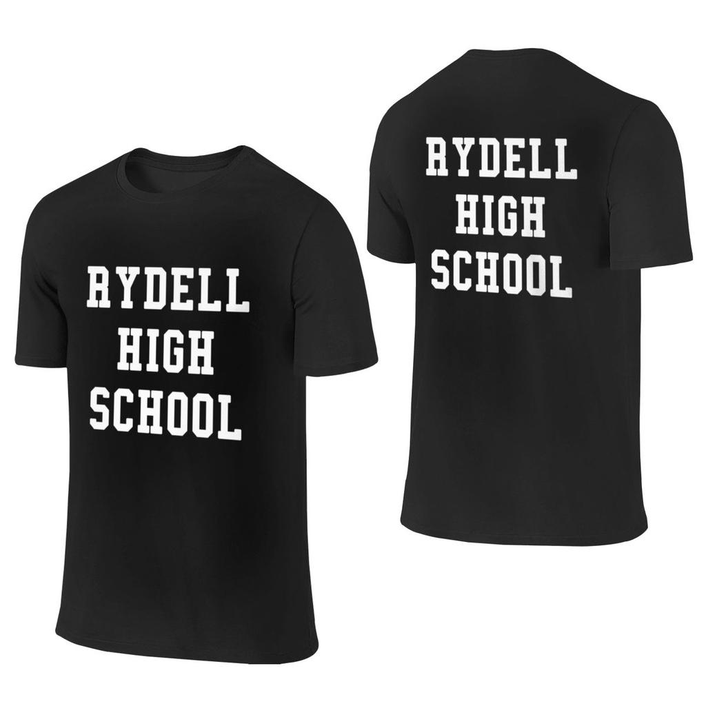 Rydell High School Casual Reversible Tshirt Versatile Outdoor Soft Tones Tees
