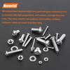 600pcs Stainless Steel Hardware Kit - M2,M3,M4,M5 Sizes with Button Head Screws,Bolts,Washers & Nuts