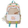 Japanese Macaron Backpack New Schoolbag Contrast Color Large Capacity Backpack for Junior High School Students