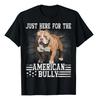 Unisex Shirt Cotton Oversize Large Size American Bully Bully Com Gola De Vestuário Bully