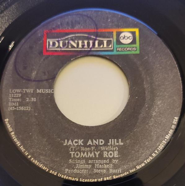 

7inch Record TOMMY ROE Jack And Jill 11229 Dunhill 1969 Jamaica Rock Used