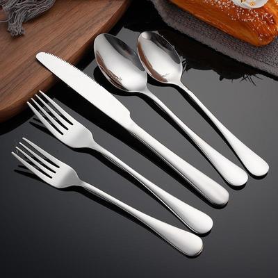 Stainless Steel Knife, Fork, Spoon Set for Hotel/Restaurant Dining
