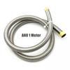 AN4-AN12 Stainless Steel Universal 1 Meter Oil Hose Pipe Braided Fuel Line Turbo Oil Cooler Hose