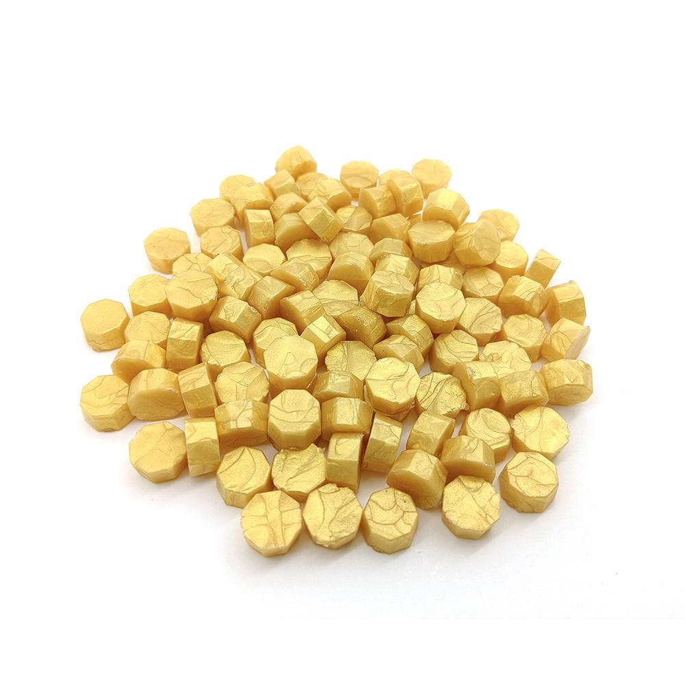 100pcs Colorful Metallic Golden Sealing Wax Stamp Macaroon Wax Beads DIY Gift Envelope Wedding Invitation Ancient Scrapbooking