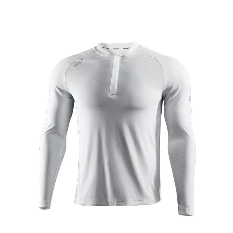 Monster Guardians Men s Long Sleeve Henley Training Shirt L
