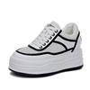 Spring women's shoes new flat-bottomed inner height-increasing shoes casual platform sports women's single shoes