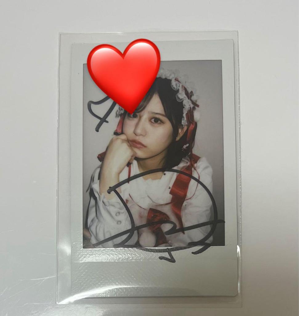 [USED] Tsukiashi Amane Christmas Instax Signed