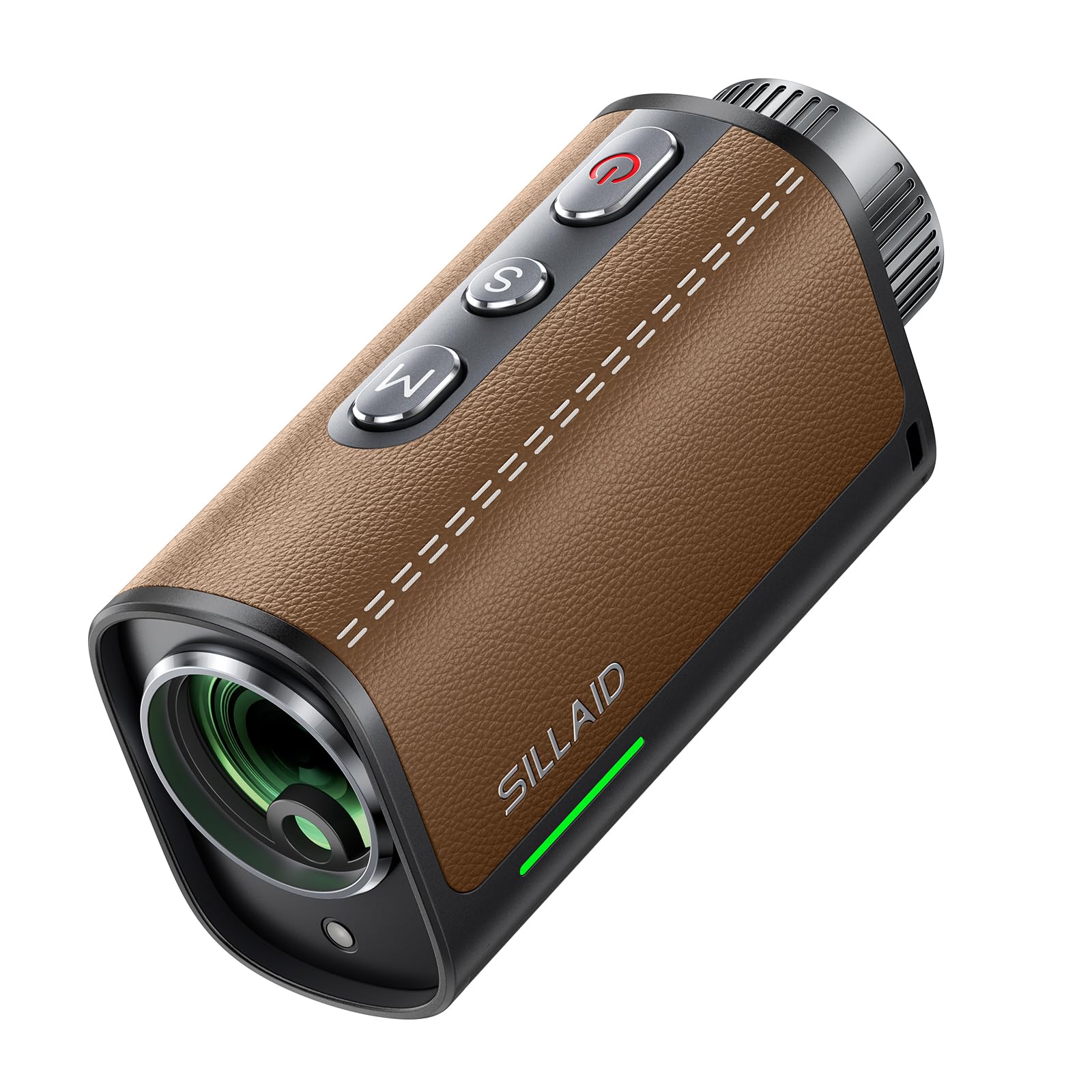 

SILLAID Golf Laser Rangefinder fastest distance 7x mini monocular distance measuring device with carrying case black LCD VE1/VE2 Ultra-compact, 0.02s коричневий
