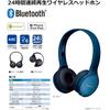 Panasonic Closed-Type Wireless Bluetooth Headphones, Blue, RP-HF410B-A