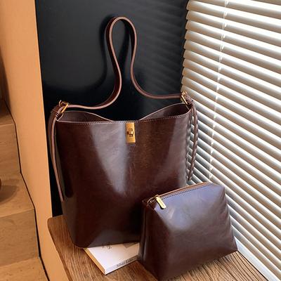 Casual Bucket Bag, Fashion Temperament, New Fashion, Retro Fashion, Shoulder Bag, Crossbody Bag