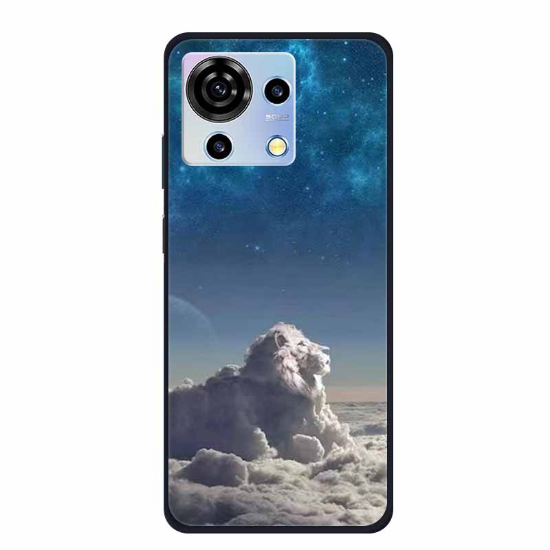 For ZTE V50 Vita Phone Case TPU Soft Back Cover Cartoon Luxury Silicone Phone Cases for ZTE Blade V40 V 40 50 Vita Animal Funda