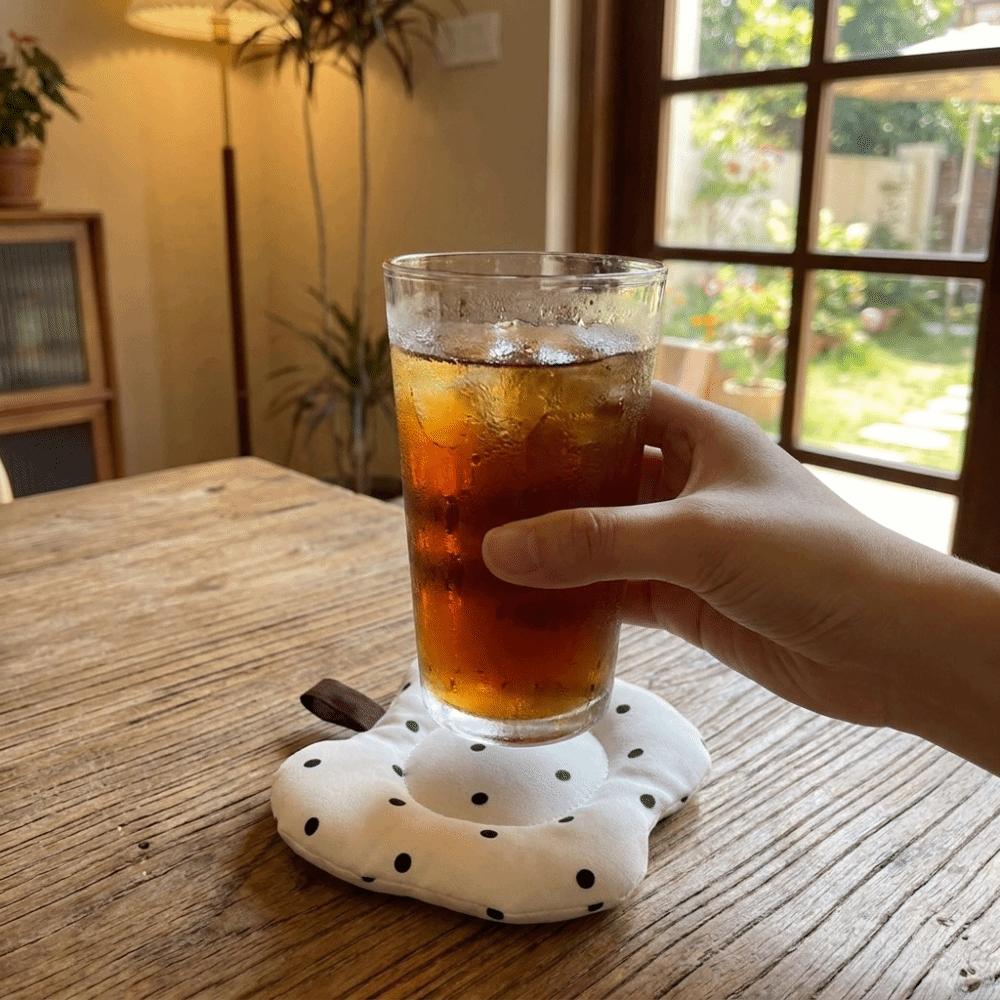 Washable Teacup Coaster Thickened Table Mat Decorative Mat Heat Resistant Coaster Office