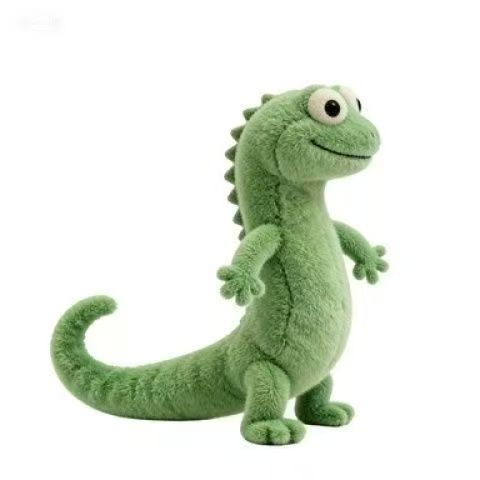 Beaver Transforms Into Lizard Tom Green Lizard Simulation Plush Toy Doll Doll Rag Doll