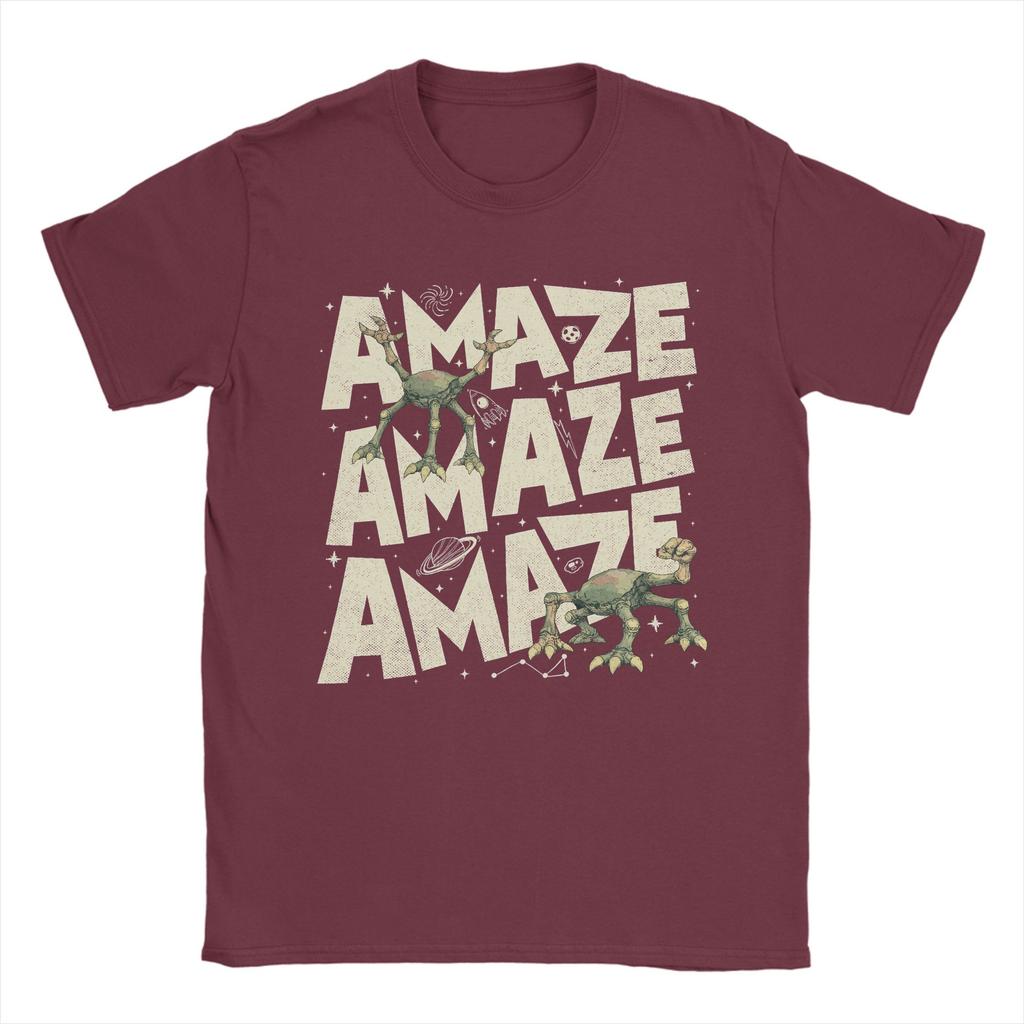 Project Hail Mary Rockys Amaze Amaze Amaze Mens T Shirts Vintage Tee Shirt Short Sleeve O Neck TShirts Pure Cotton Summer