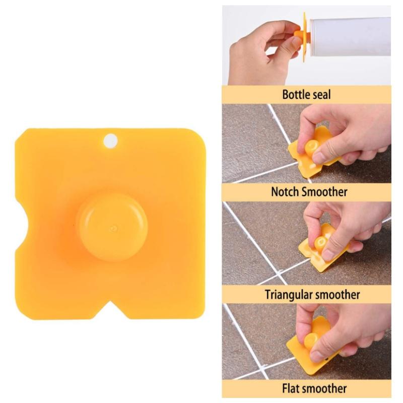 5Pcs Caulking Nozzle Applicator Finishing Tool Spatula Glue Shovel Tile Brick Joints Floor Silicone Remover 5 In 1 Hand Tool Set