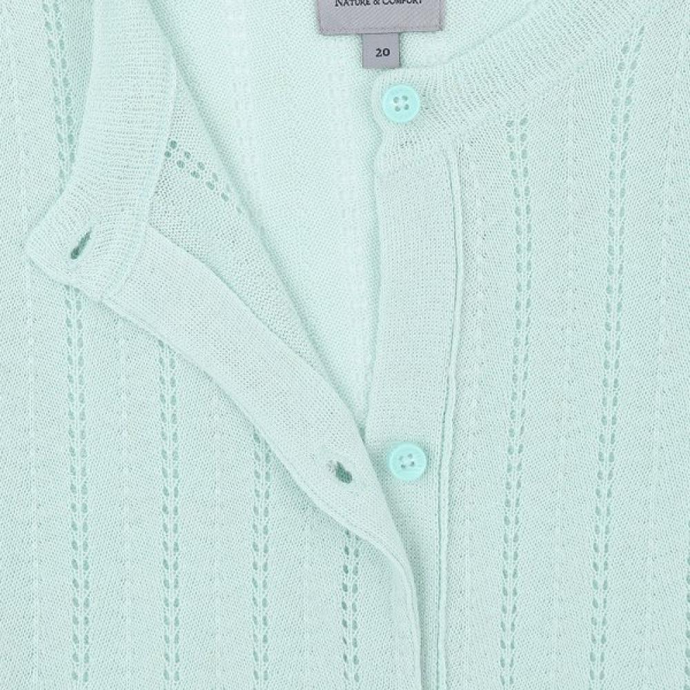 The Coffee Bean   Tea Leaf Mint Knit Cardigan Bz32ck02mt