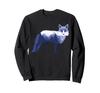 Fox Vixen Double Exposure Surreal Wildlife Native Animals Sweatshirt