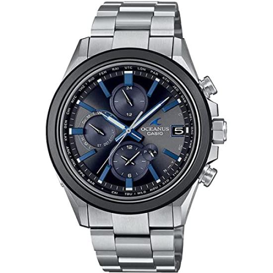 CASIO OCEANUS Analog Display Calendar Solar Round Watch Men's OCW-T4000A-1AJF