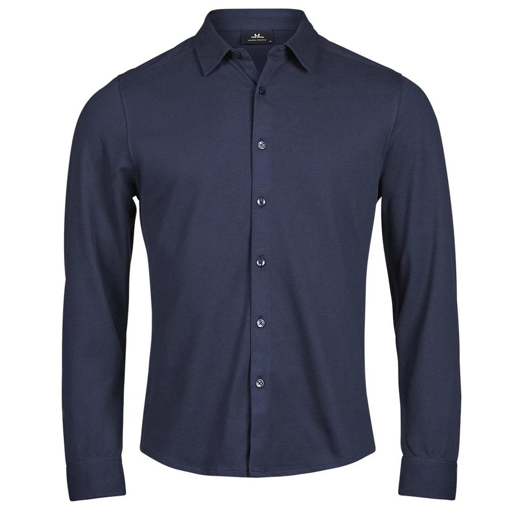 Tee Jays Mens Luxury Stretch Organic Long-Sleeved Shirt