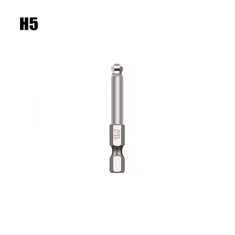 

Шаровой наконечник из легированной стали с шестигранной головкой легко всасывает винты H5