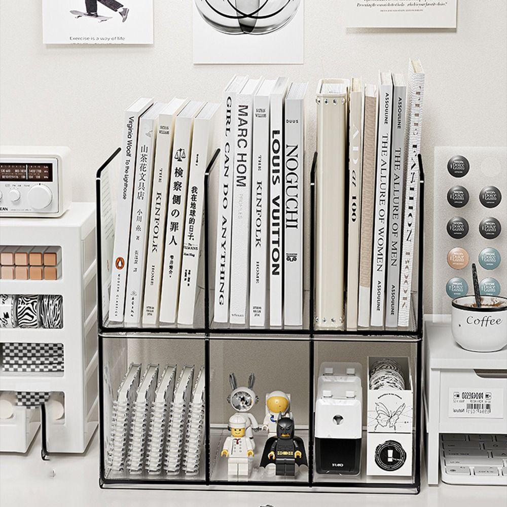 Non-Slip Documents Stand Reusable Book Holder Practical Book Storage Rack  Stationery