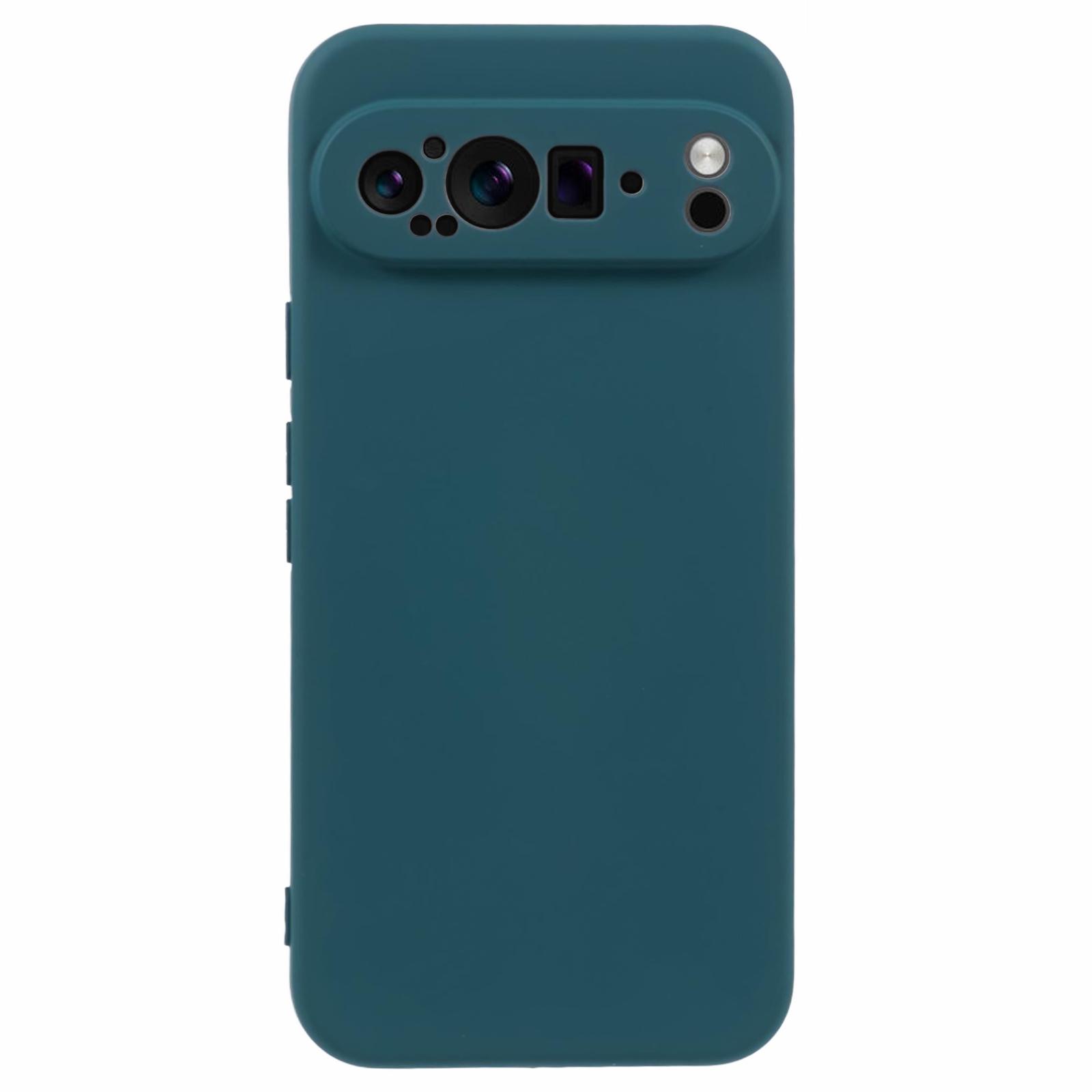 

For Google Pixel 9 Pro XL Case 2.0mm Drop Protection TPU Phone Cover Midnight Green