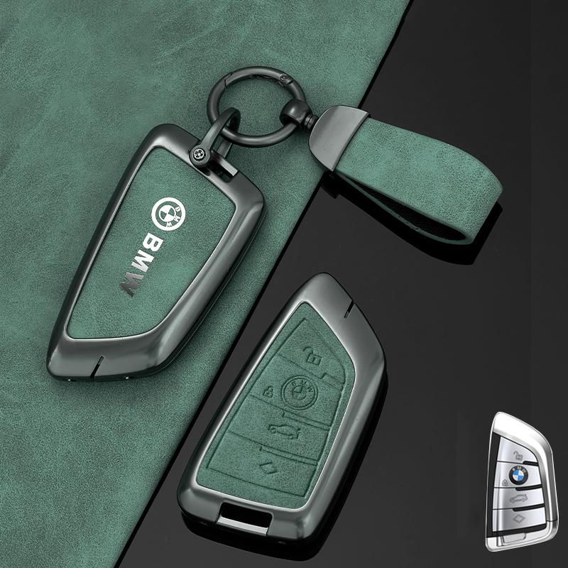 Hot 2025 Zinc Alloy Car Key Case Cover Holder Shell For BMW X1 X3 X5 X6 X7 1 3 5 6 7 Series G20 G30 G11 F15 F16 G01 G02 F48 Acce